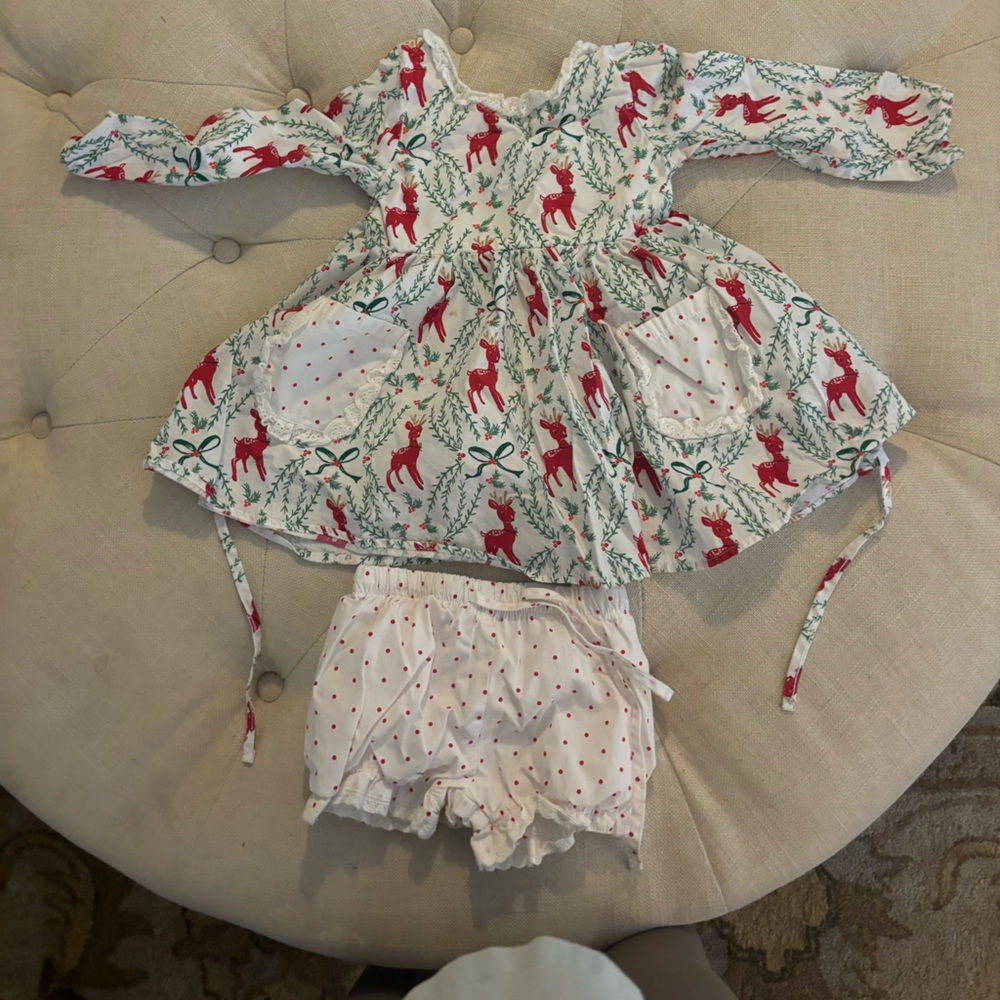 Sweet honey Christmas Dress 3t